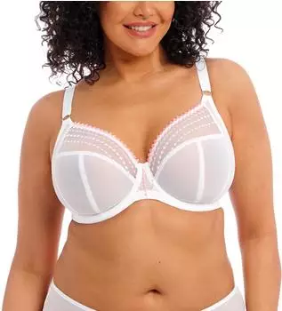 Elomi Matilda Plunge Drei-Teile-BH mit J-Haken wei&szlig;/opulenter garten/pearl blush
