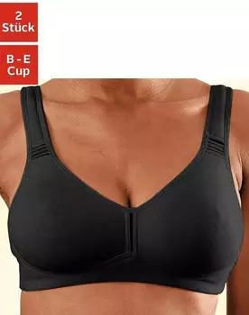 Petite Fleur T-Shirt-BH mit Bügel und Mesh-Einsätzen (77957455) schwarz