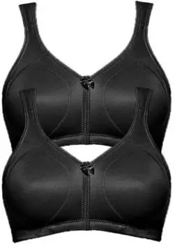 Susa Topsy Plus B&uuml;gelloser BH (9756) schwarz