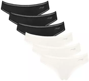 Sloggi 3-Pack Mini sloggi Go Crush (10219682) schwarz/wei&szlig;