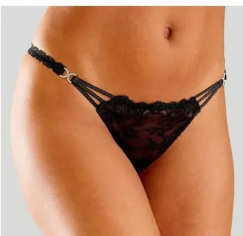 Lascana String mit dekorativen Strass-Schnallen (450088) schwarz