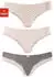 Lascana Brasilslip aus elastischer Baumwolle mit zarter Spitze