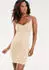 Lascana Seamless Shaping-Kleid mit transparenten Trägern (112184) champagner