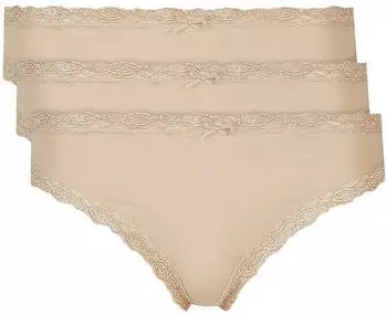 Nina von C Cosy Jazz-Pants Slips 3er Pack (72907931) beige
