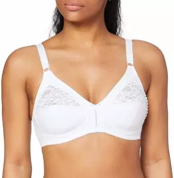 Dorina Monica Bralette-BH mit Spitzeneinsätzen (D1022A) weiß