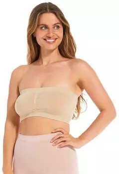Magic Bodyfashion Comfort Bandeau BH mit herausnehmbaren Pads (47550821) creme/latte