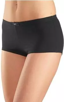 H.I.S Jeans Panty 4er-Pack elastische Baumwoll-Qualität schwarz