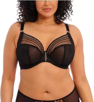 Elomi Matilda Plunge Dreiteilige BH mit J-Haken (EL8900) schwarz