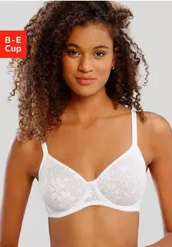 Nuance T-Shirt-BH mit Bügel mit nahtlosen Cups aus glatter Spitze (764933) weiß