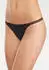 Vivance Dreams String 5er-Pack aus elastischer Baumwolle schwarz