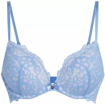 Hunkem&ouml;ller Vorgeformter Push-up-B&uuml;gel-BH (20251) hellblau