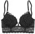 Lascana Push-up-BH mit Kristallsteinen schwarz