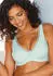Petite Fleur Minimizer-BH mit nahtlosen Cups mint+weiß