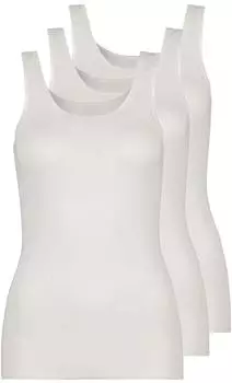 Pompadour Intime Ärmelloses Shirt 3er-Pack (7730) champagner