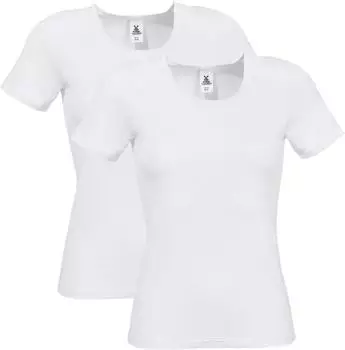 Erwin Müller Single-Jersey Unterhemd 1/2-Arm 2er-Pack weiß