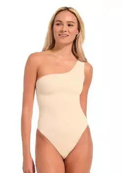 Magic Bodyfashion Dream One Shoulder Body (MBO0377002000004) latte/nude