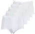 Schöller Hoher Taillenslip Baumwolle Feinripp mit glänzendem Finish 5er-Pack (58600-47-015) weiss