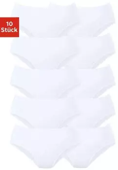 Petite Fleur Jazz-Pants Slips aus elastischer Baumwolle (867212) weiß