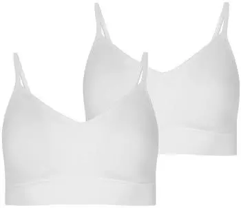 Jockey Seamfree Stretch Bralette 2er Pack (944492-100-XL) weiß