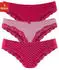 Lascana Brasilslip mit glänzendem Bund mehrfarbig