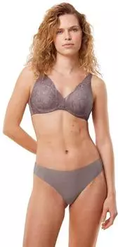 Triumph Gef&uuml;tterter B&uuml;gel-BH Body Make-up Illusion Lace (10219710) Pigeon Grey