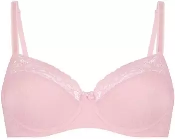 Hunkem&ouml;ller Sophie Unwattierter B&uuml;gel-BH silver pink