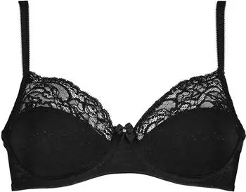 Hunkem&ouml;ller Unwattierter B&uuml;gel-BH Sophie Schwarz