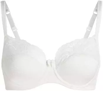 Hunkem&ouml;ller Unwattierter B&uuml;gel-BH Sophie Wei&szlig;