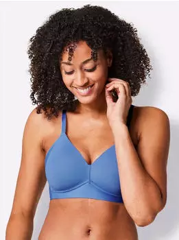 Naturana Side Smoother Soft-BH mit breitem Unterbrustband (185559) mittelblau/marina blue