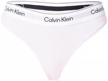 Calvin Klein Icon Tanga aus Baumwolle-Modalmix in Hellrosa (LV00QF85188Z6)