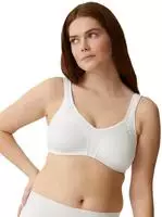Naturana 123653, Naturana Minimizer-BH ohne B&uuml;gel wei&szlig; Damen