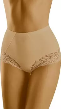 Wolbar WB416 Hoch Slips Spitze Bund beige