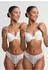 Urban Classics Damen Allover Lace Tanga 2-Pack (TB7847A) weiß