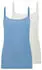 Schiesser Spaghettitops 2er-Pack hellblau/creme Modal Essentials (183710-920)