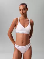 Calvin Klein BH Icon Cotton Modal Classic Bralette Wei&szlig; X-Small Damen