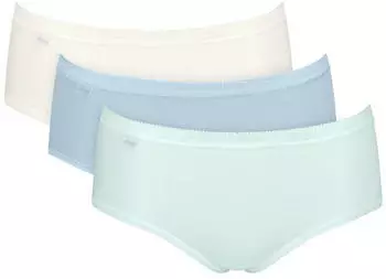 Sloggi 3-Pack Basic+ Midi-Slips (10107163) medium grey