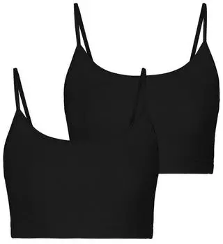 Lascana Bustier aus elastischer Baumwolle (35671841) schwarz