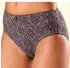 Nuance Hoch geschnittener Slip aus Baumwolle taupe-schwarz