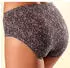 Nuance Hoch geschnittener Slip aus Baumwolle taupe-schwarz