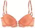 Lascana Push-up BH ohne Bügel mit extra flachen Kanten und feiner Spitze pink