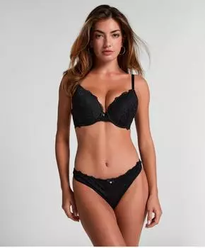 Hunkemöller Marine Tanga in Schwarz (202514)
