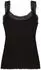 Hunkemöller Rippjersey-Top mit Spitze schwarz