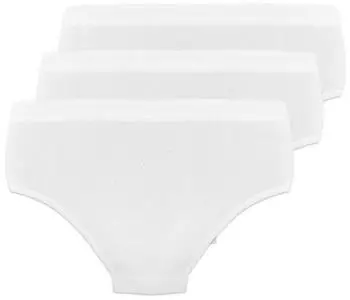 Pompadour Poesie Mini slip 3-pack wei&szlig;