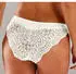 Lascana Aurora Slip mit Spitze in blumiger Optik creme