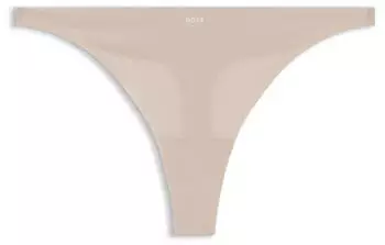 Hugo Boss Zweifarbiger String aus Stretch-Jersey Style THONG_B.MIRAGE 50556244 Hellbeige