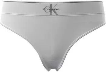 Calvin Klein Tanga in Weiß mit Logoprint (LV00QF8813100)