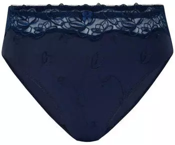 Hunkemöller Hochgeschnittener Slip Diva blau
