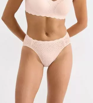 Sloggi Zero Feel Bliss Slip mit hohem Beinausschnitt (10219695) puff pink