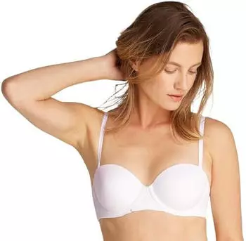 Calvin Klein Perfectly Fit Tr&auml;gerloser Push-Up-BH (LV00QF8252) white