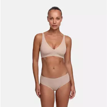 cfab by creamy fabrics Bügelloser BH Comfort Push-Up BH beige